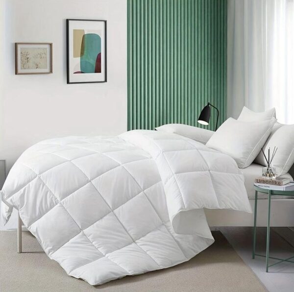 White quilted duvet set