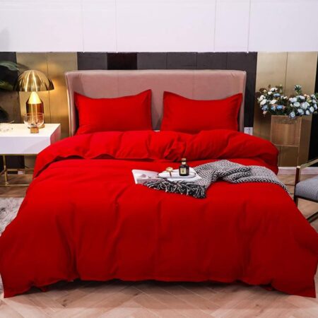 plain duvet set