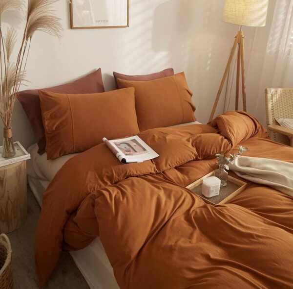 orange duvet set