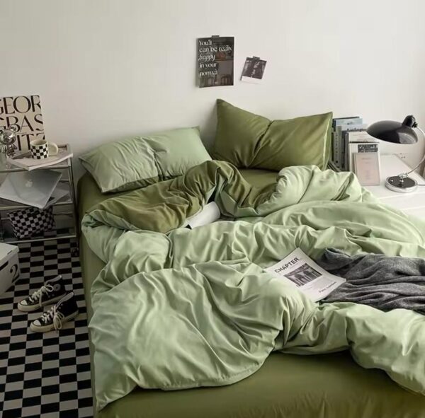 green duvet set