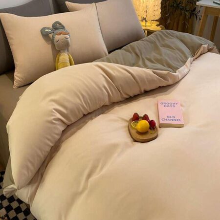 cream bedding set
