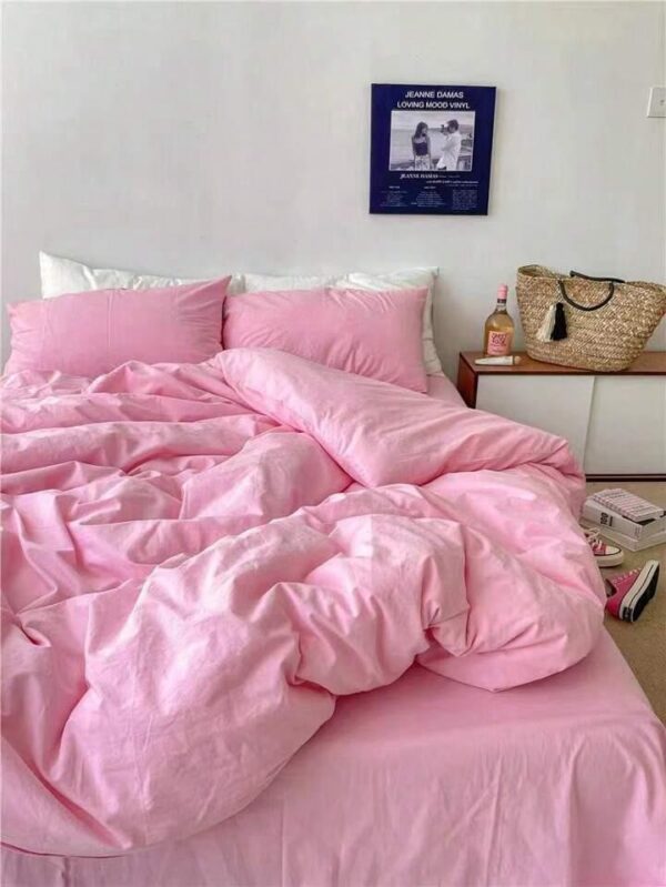 light pink duvet set