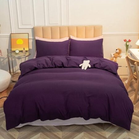 Purple duvet set