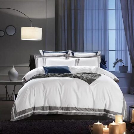 white hotel bedding set