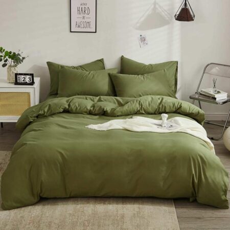 army green duvet set