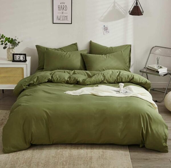 army green duvet set