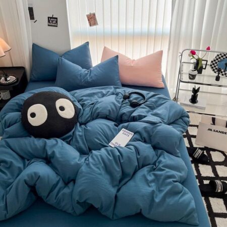 blue duvet set