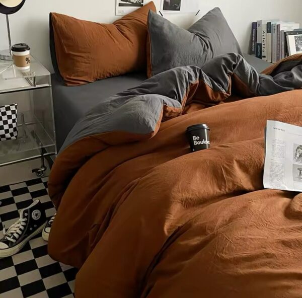 brown duvet set