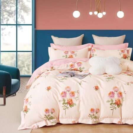 floral quilted duvet set