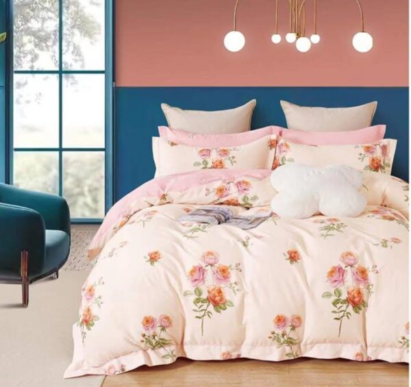 floral quilted duvet set