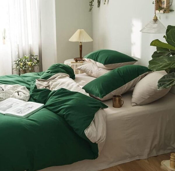 green duvet set