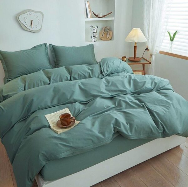 green duvet set