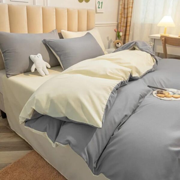 two tone duvet set