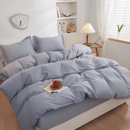 light grey duvet set