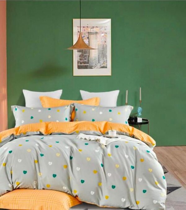 printed cotton duvet cover set