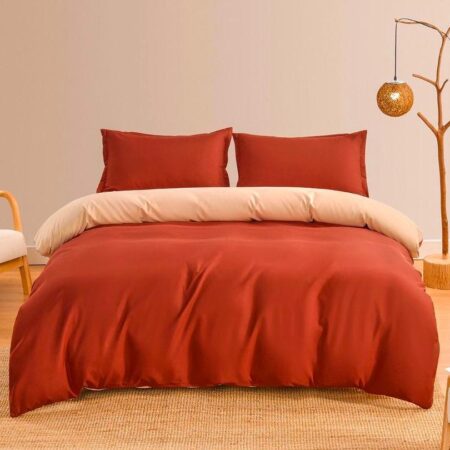 orange duvet set