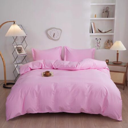 light pink duvet set