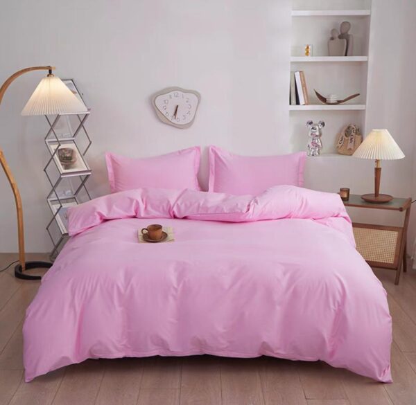 light pink duvet set