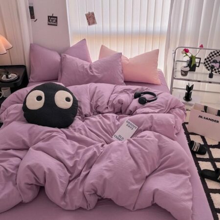 purple duvet set