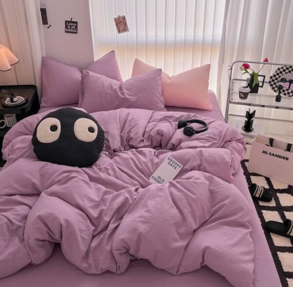 purple duvet set