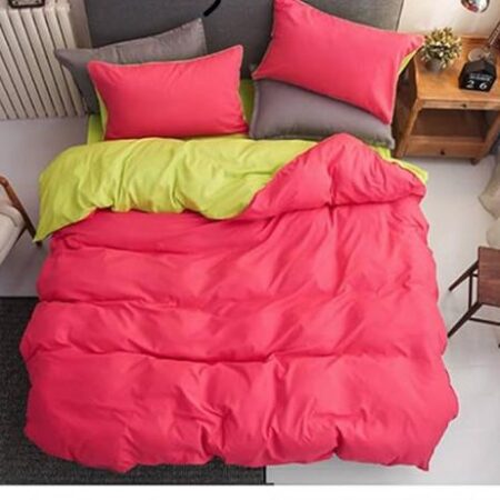red duvet set