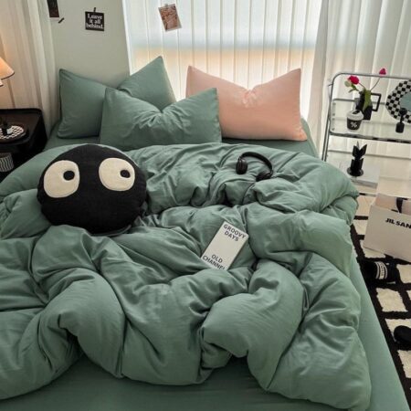 Green duvet set