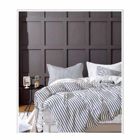 Striped duvet cover set