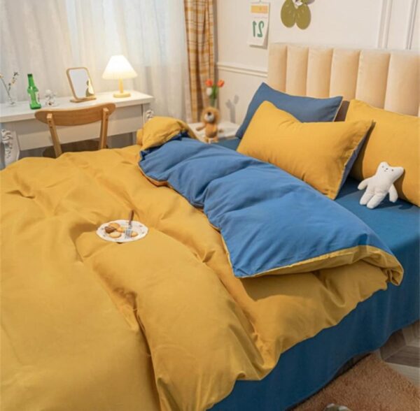 yellow duvet set