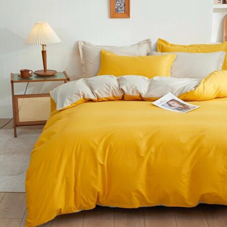 yellow duvet set