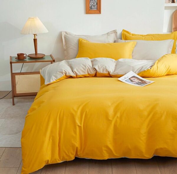 yellow duvet set