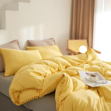 yellow bohomian duvet cover