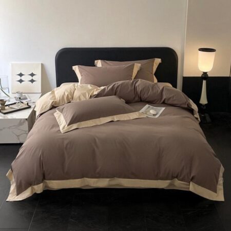 Brown Luxury Duvet and Duvet Cover Set