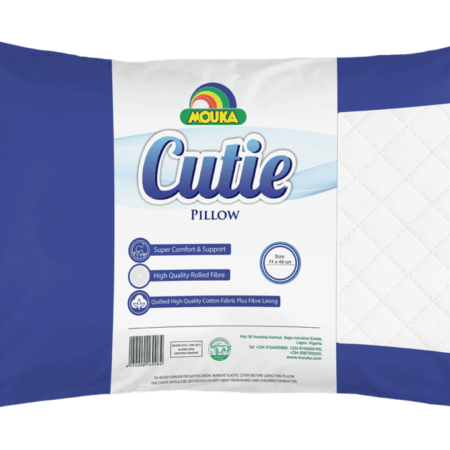 MOUKA Cutie Quilted Pillow Designed to provide best neck support High Quality Soft and Breathable 740mm x 480mm