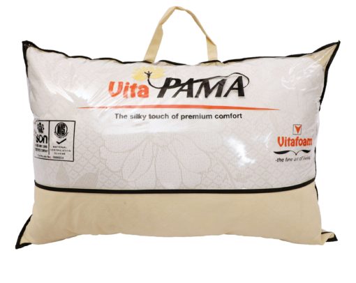 VITA Pama Fibre Pillow Ultra-Soft Texture Comfortable and Breathable Fibre Pillow for Adult Kids Student Perfect Gift