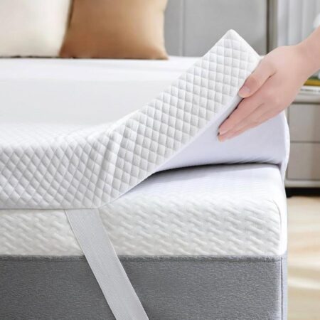 Luxury Mattress Topper, Back Pain Relief, Comfortable and Supportive Durable and Long Lasting (4 by 6, 4 .5 by 6, 6 by 6, 6 by 7, 7 by 7) Sizes.