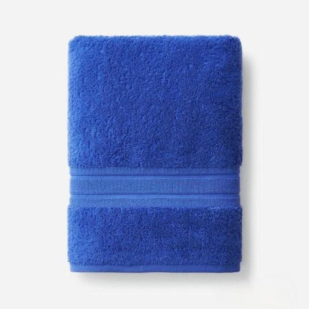 Biro Blue Bath Towel 100% Soft fluffy, Body Friendly