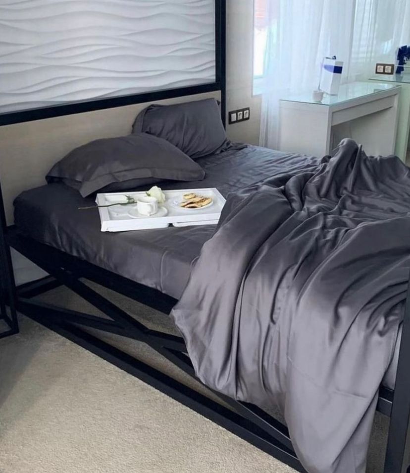 Black Combo Duvet with Pillowcases and Bedsheets High Quality Soft Bedding Set (4 by6/ 6by6/ 6by7/ 7by7 Sizes)