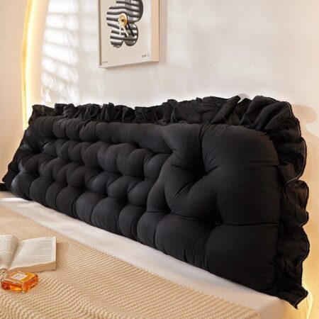 Black Rectangular Headboard Pillow, soft-breathable 6 x 4, 6 x 6, 7 x 7