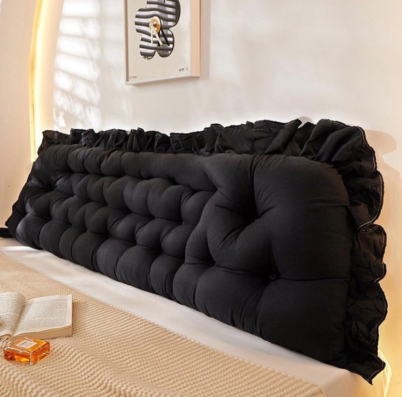 Black Rectangular Headboard Pillow, soft-breathable 6 x 4, 6 x 6, 7 x 7