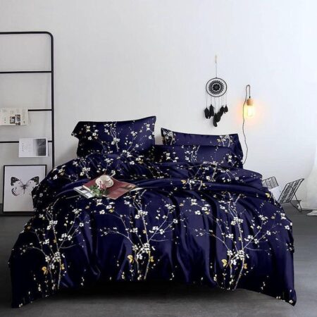 Blue Duvet Set 6 Pieces Blue Bedding Set-Lightweight and Breathable Cotton (4 by 6, 6 by 6, 6 by 7, 7 by 7)