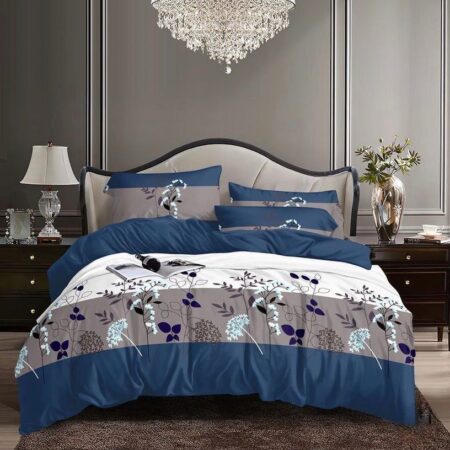 Multicolor Bedsheet and Pillowcases Set Finest Cotton Fade Resistance Available in All Bed Sizes