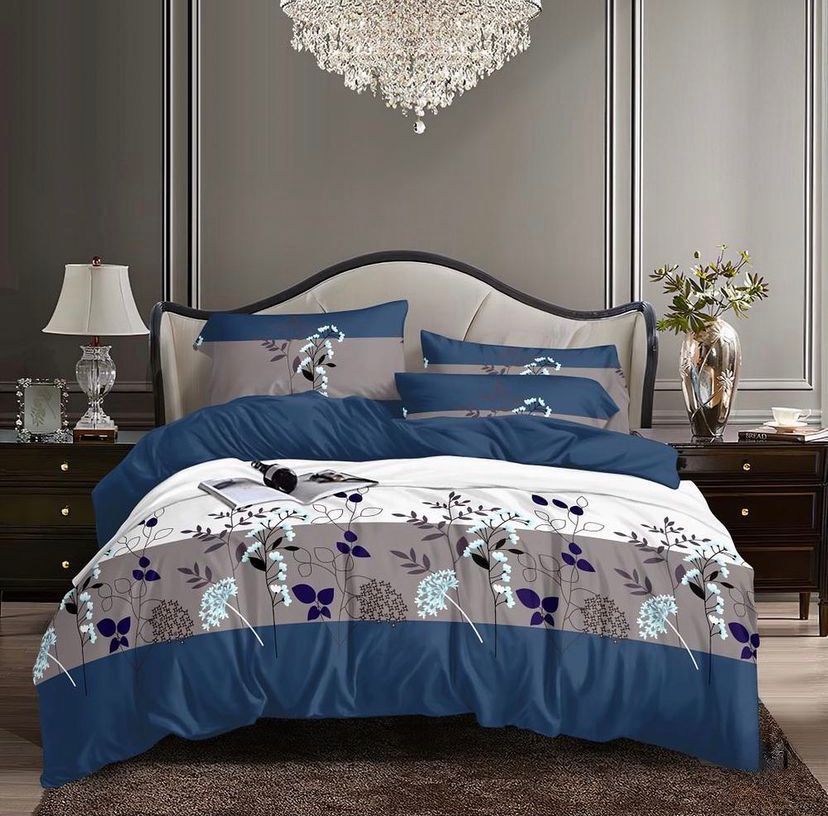 Multicolor Bedsheet and Pillowcases Set Finest Cotton Fade Resistance Available in All Bed Sizes