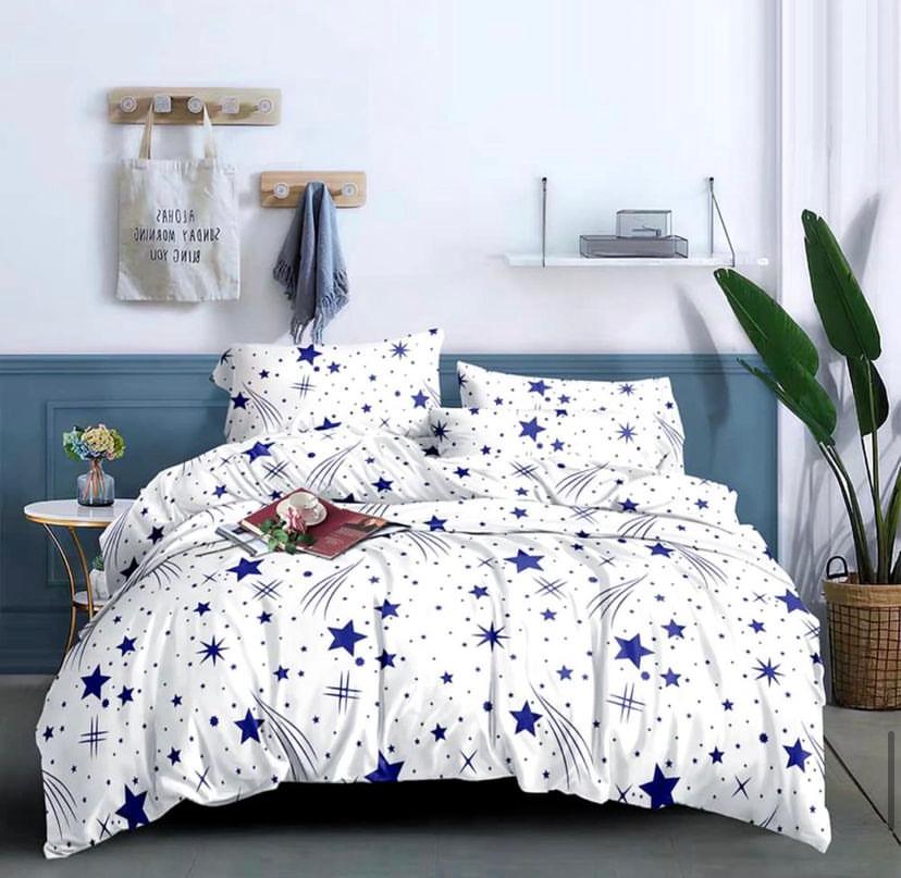 Blue Star Duvet Set, Matching BedSpread and Pillowcases