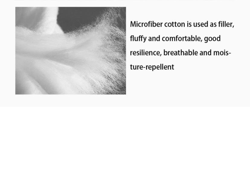 White Mattress Topper - Ultra Soft Bed Topper, Fiber Fill Topper Supportive and Comfortable, Pain Relief (4 by 6, 4.5 by 6, 6 by 6, 6 by 7, 7 by 7) - Image 4