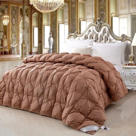 BroDouble Padded Pintuck Duvet Set 4by6/ 6by6/ 6by7/ 7by7 Size, High Quality Soft and Breathable Pintuck Duvet with 1 Bedspread and 2/4 Pillowcases Set, Cotton