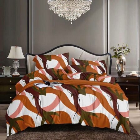 Multicolor Bedsheet and Pillowcases Set Doesn't Shred Nor Fade Body Friendly (4 by 6, 6 b 6, 6 by 7,7 by 7)