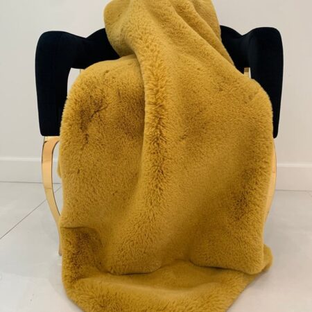 Faux Fur Double Sided Throw Blanket- Durable, Super Lush and Soft, Fluffy and Comfy Perfect Gift Throw Blanket for Couch, Living Room, Bed, Sofa