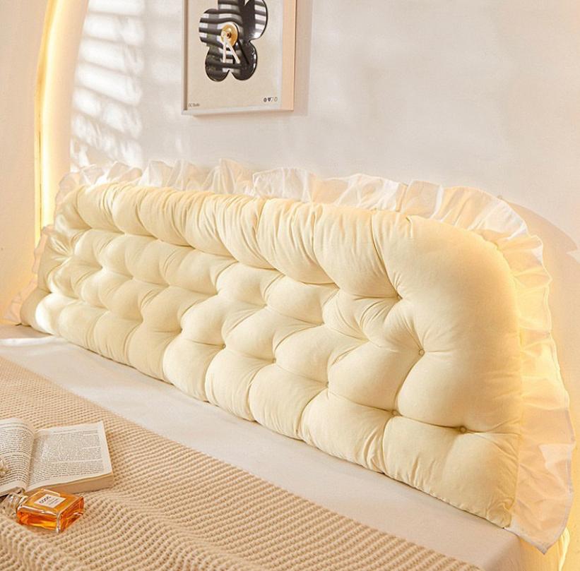 Cream Rectangular Headboard pillow, soft, Breathable 4 x 6, 6 x 6, 7 x 7