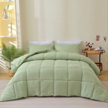 sage green duvet set