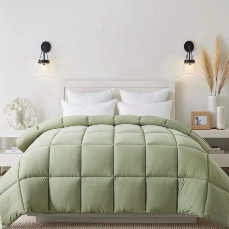 green duvet set